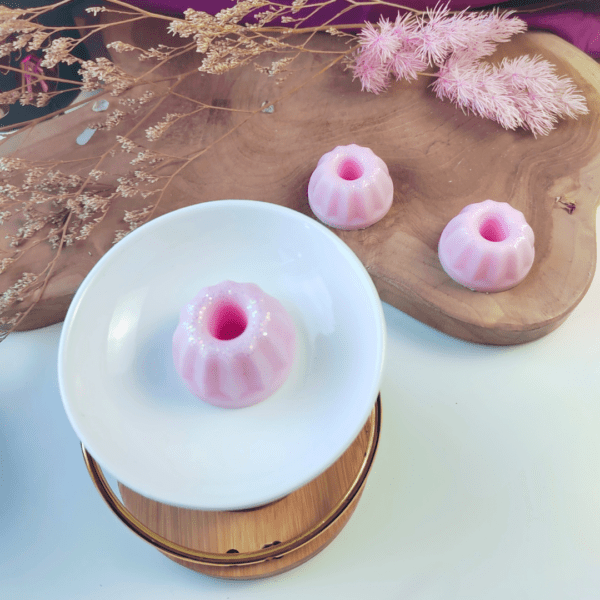 Fondant parfumé à la rose